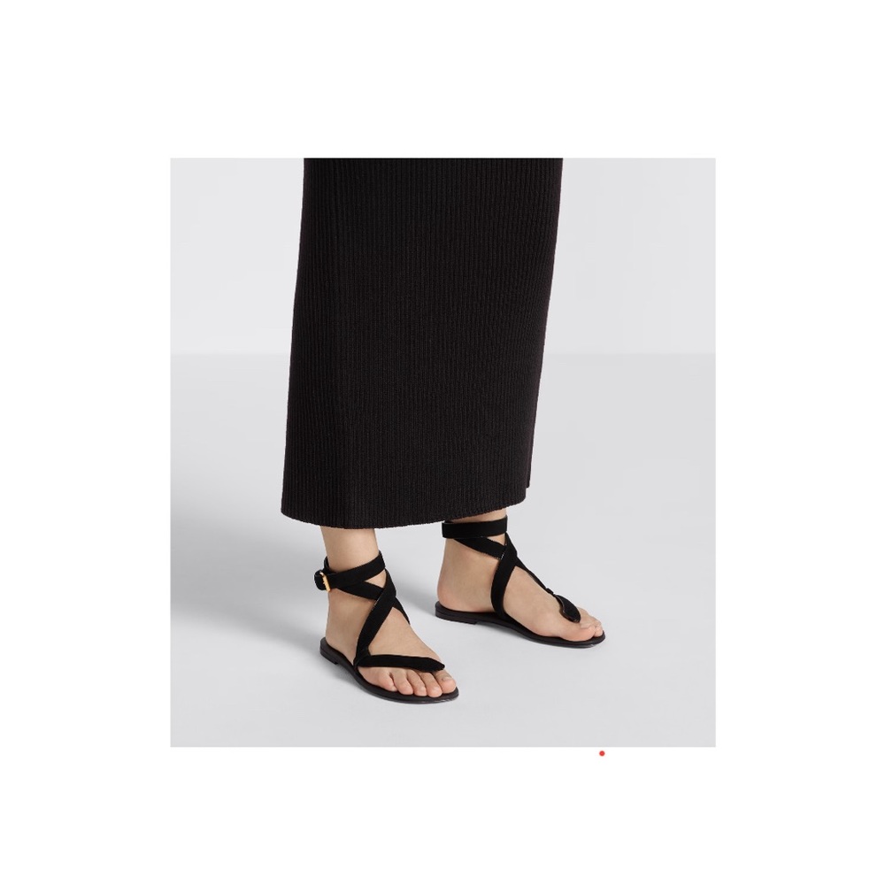 DIOR POISON-D THONG SANDAL 39